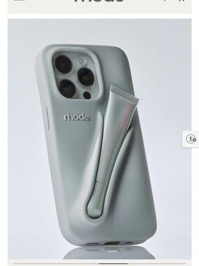 RHODE Grey Silicone Phone Case iPhone 14 Pro Max (Lip Treatment not Included)